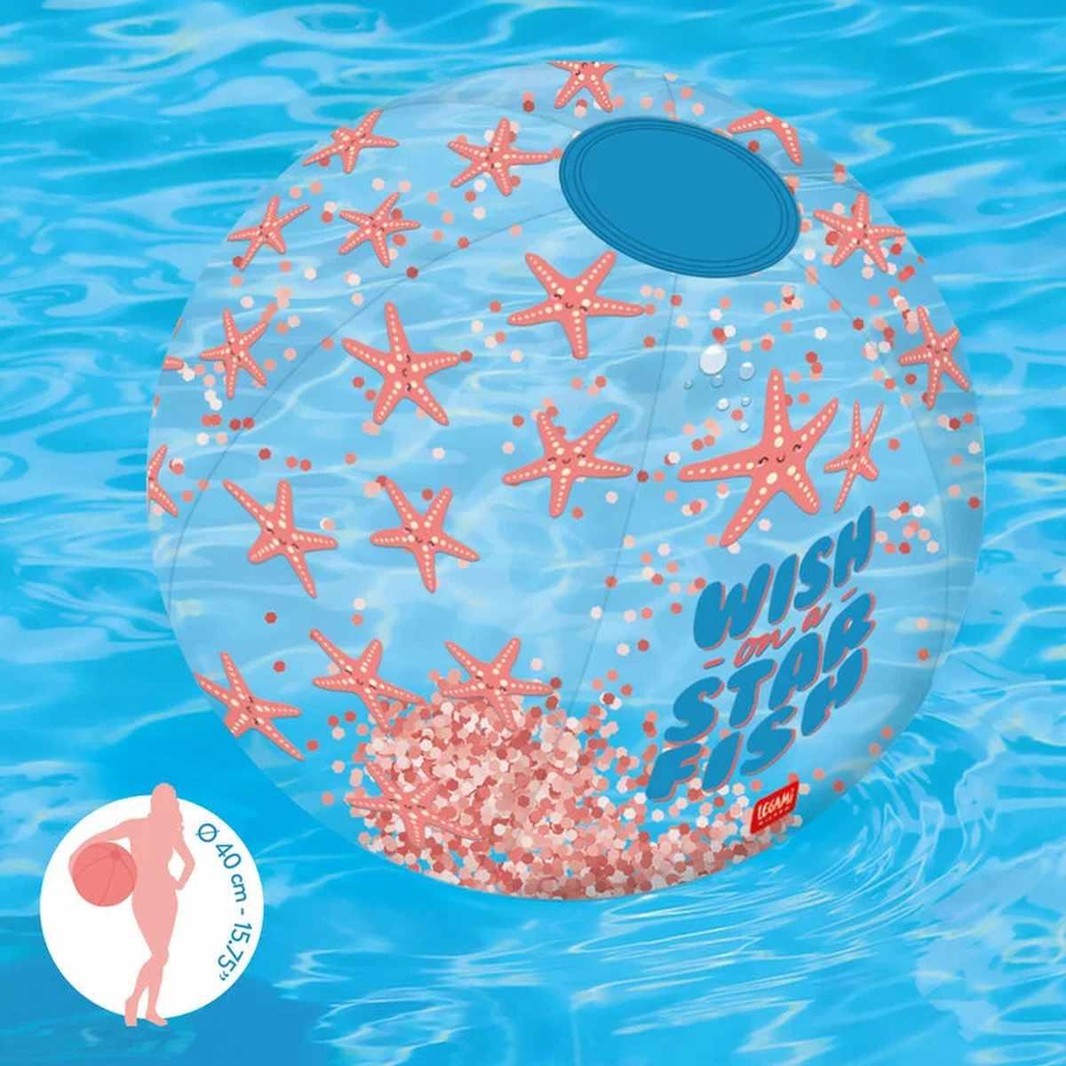 Legami glitter beach ball - inflatable beach ball