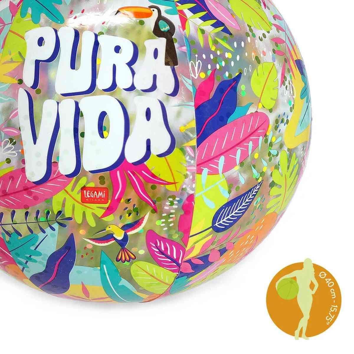 Legami glitter beach ball - inflatable beach ball