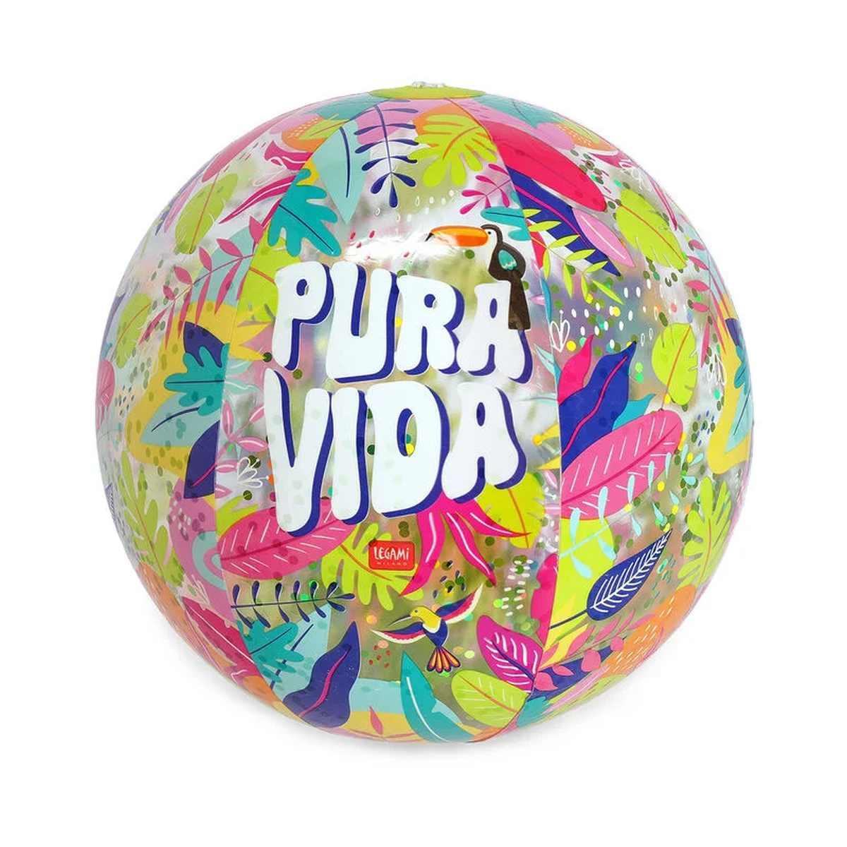 Legami glitter beach ball - inflatable beach ball
