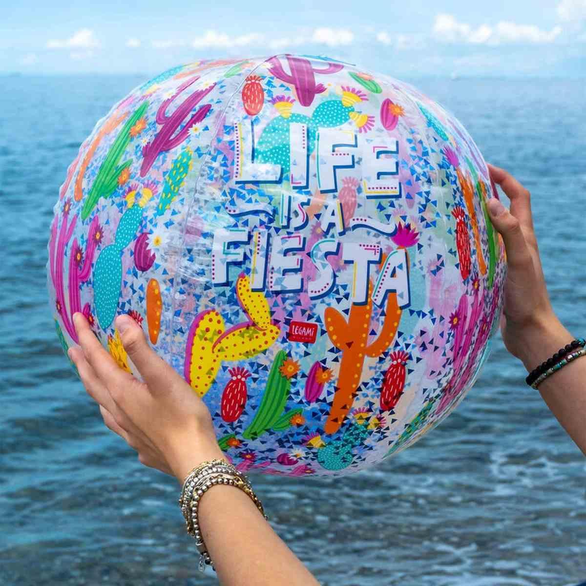 Legami glitter beach ball - inflatable beach ball