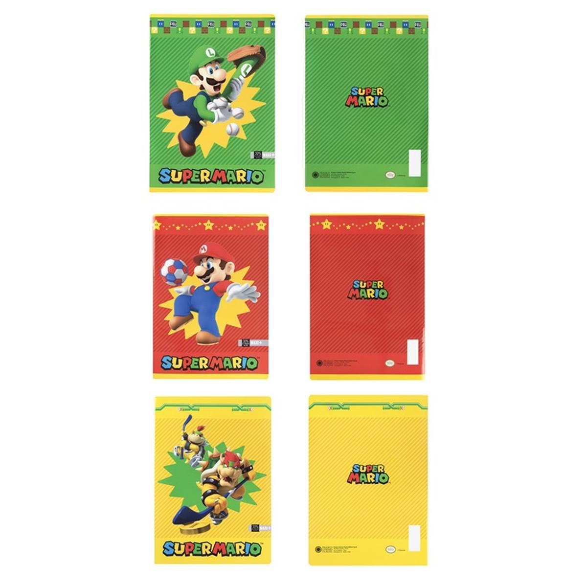 Fcp - maxi quaderno super mario - +30% - 100 gr