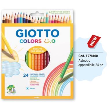 Pastelli giotto colors smile - Ø 0,3 mm - 24 pz