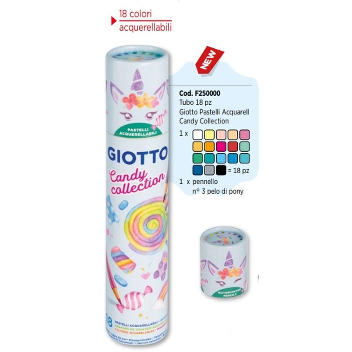 Giotto pastelli acquarellabili candy collection