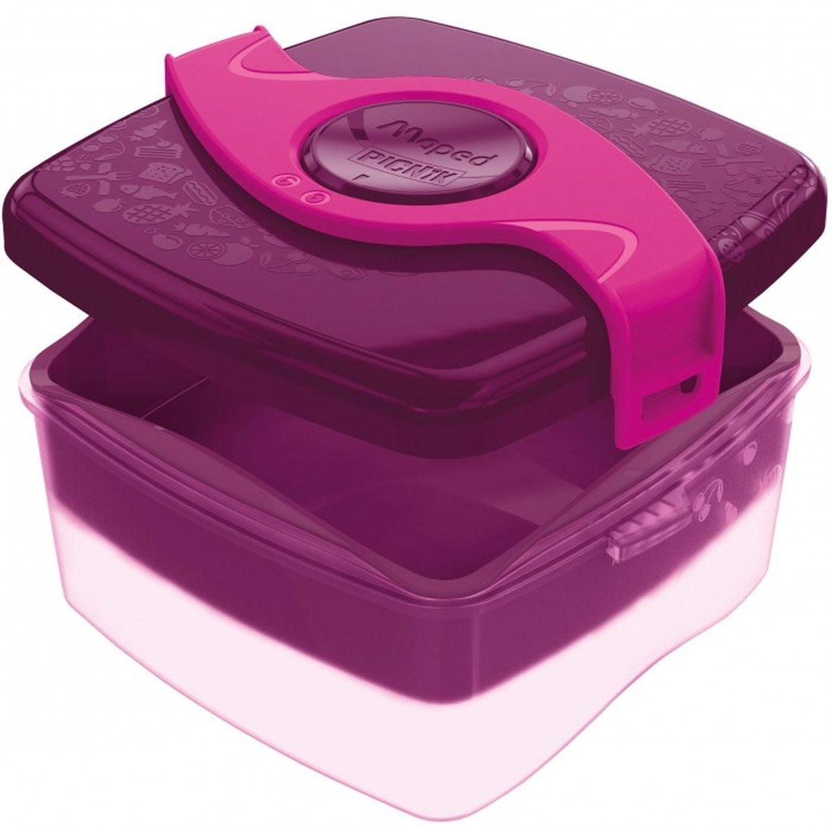 Maped lunch box porta vivande con scomparti origins chiusura 2 bracci
