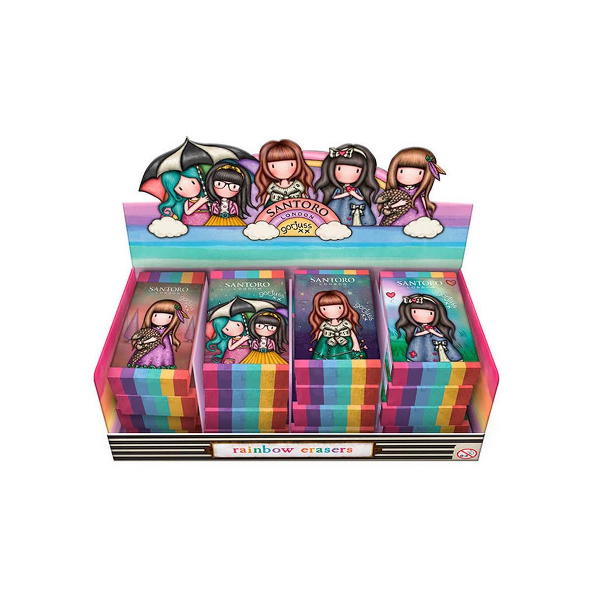 Santoro rainbow eraser - gomma gorjuss