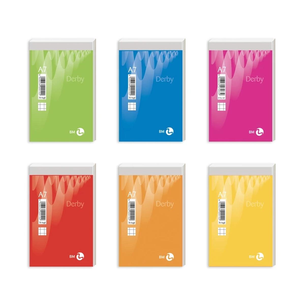 Bm blocchi notes derby a7 - 5m - 60 gr - 70 fg