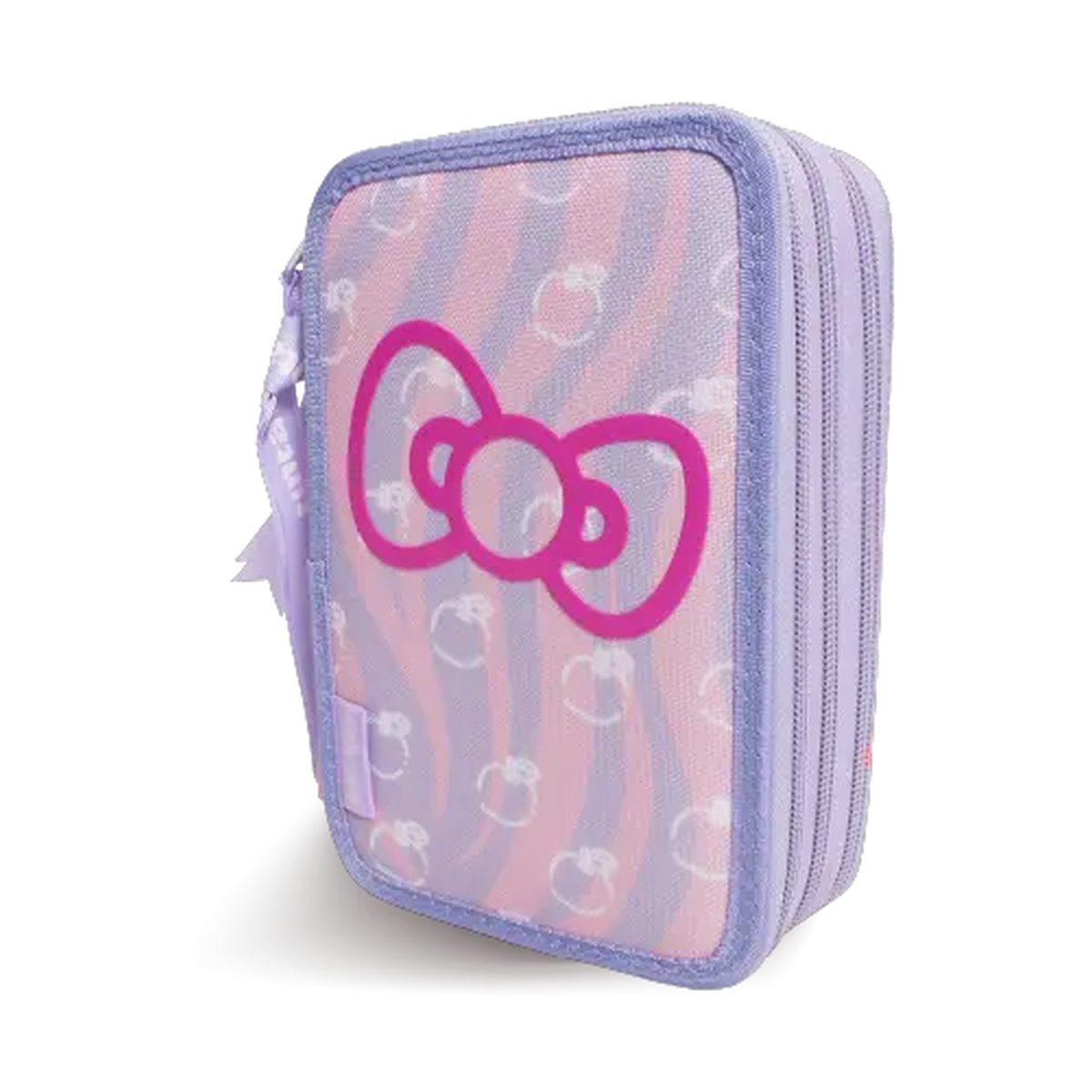 Hello kitty 50th anniversary - astuccio 3 zip