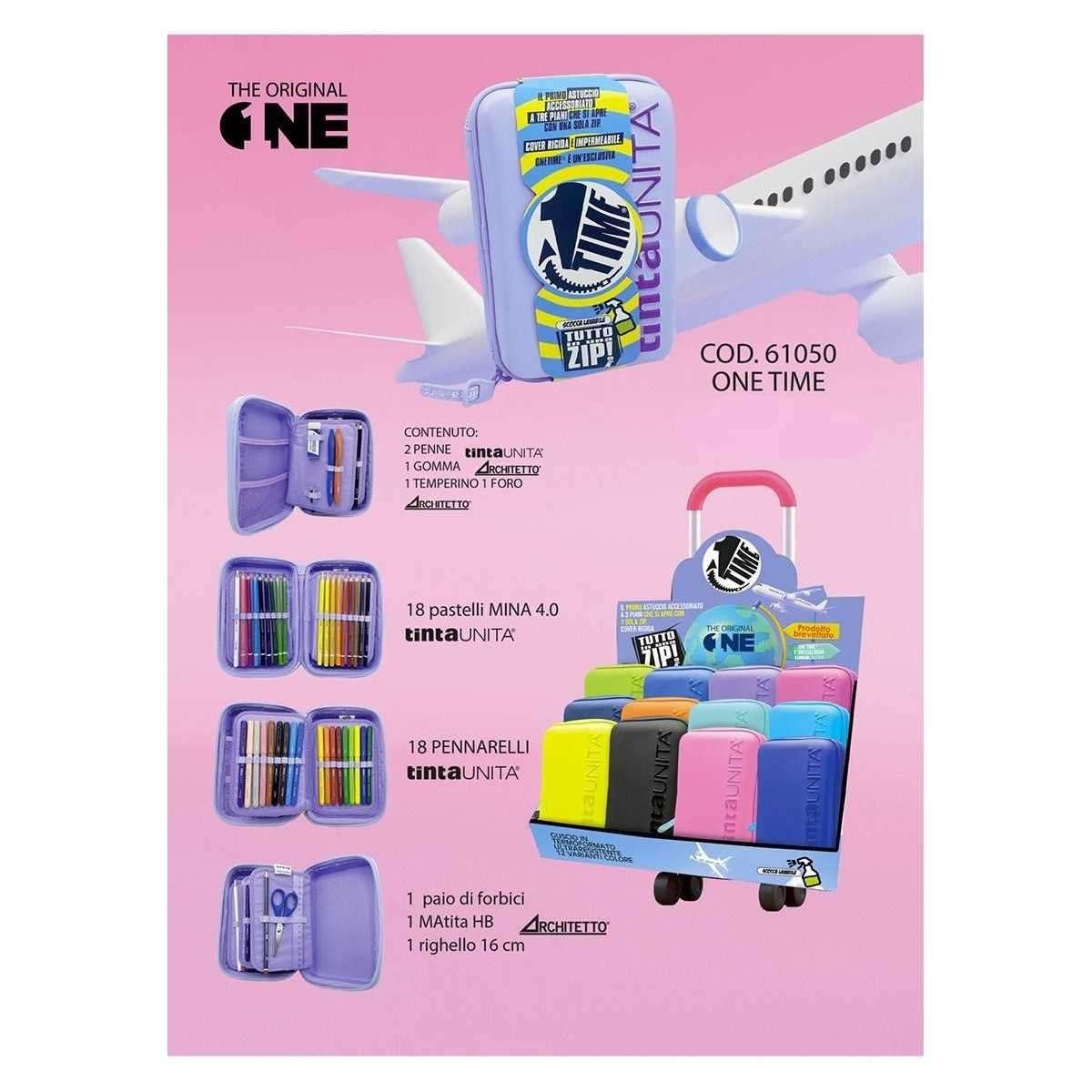 Astuccio one time tinta unita
