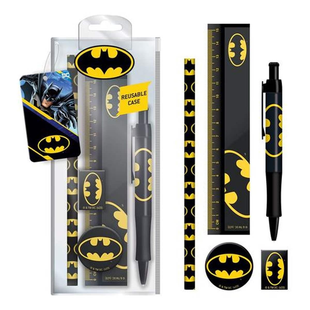 Stationery set batman core - set di articoli di cartoleria