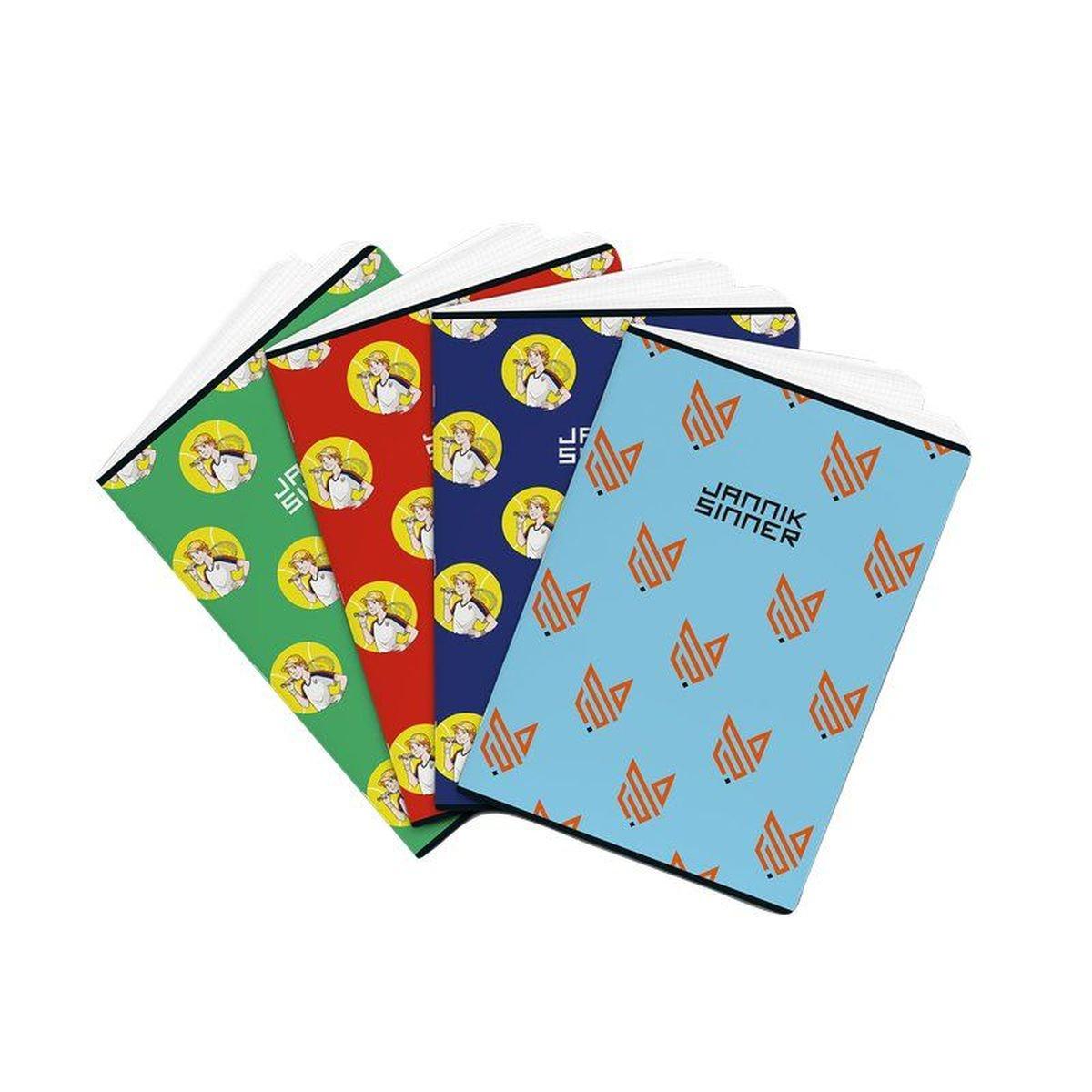 Pigna - maxi quaderno jannik sinner teen - 80 gr - 20+1 fg