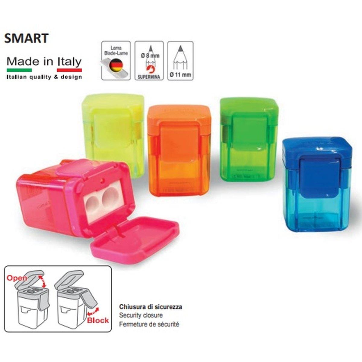 Arda - temperamatite smart fluo - 2 fori