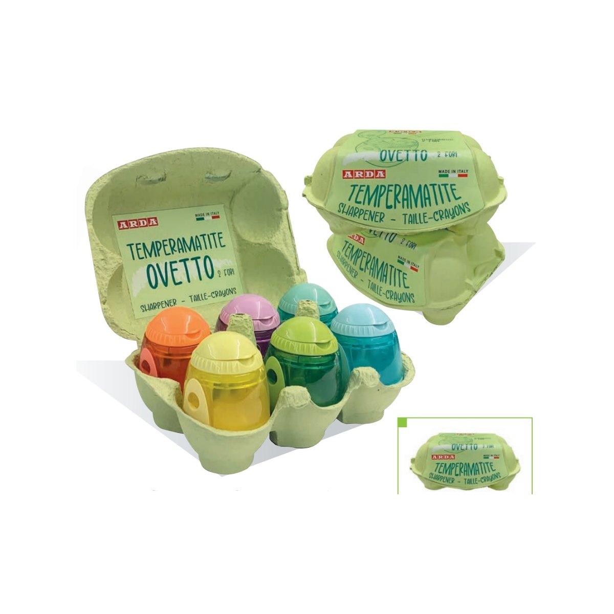 Arda - temperamatite ovetto con serbatio - 2 fori