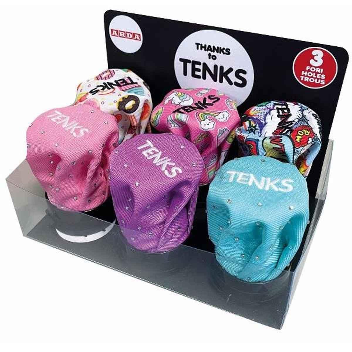 Arda - temperamatite tenks fancy con serbatoio in stoffa - 3 fori metall