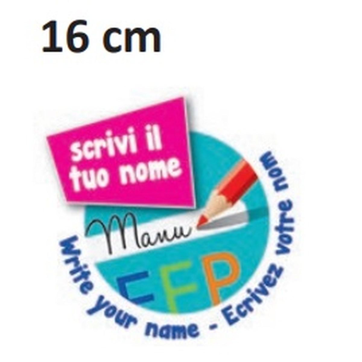 Arda - righello 16 cm fluo con puntatore compasso