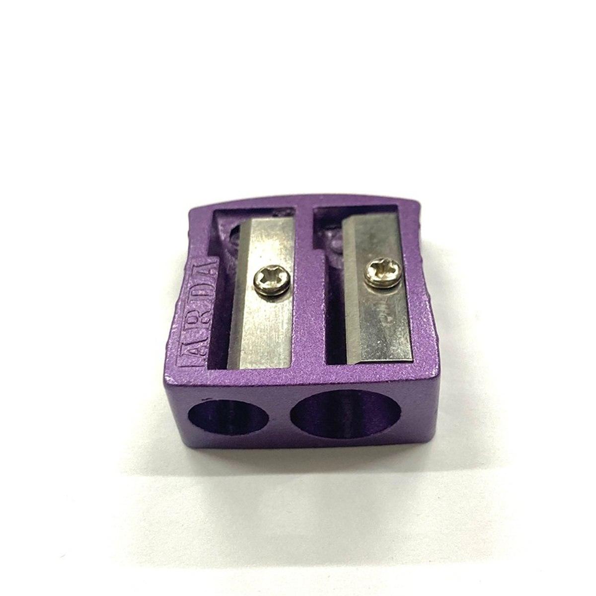 Arda - temperamatite in metalo colorato - 2 fori