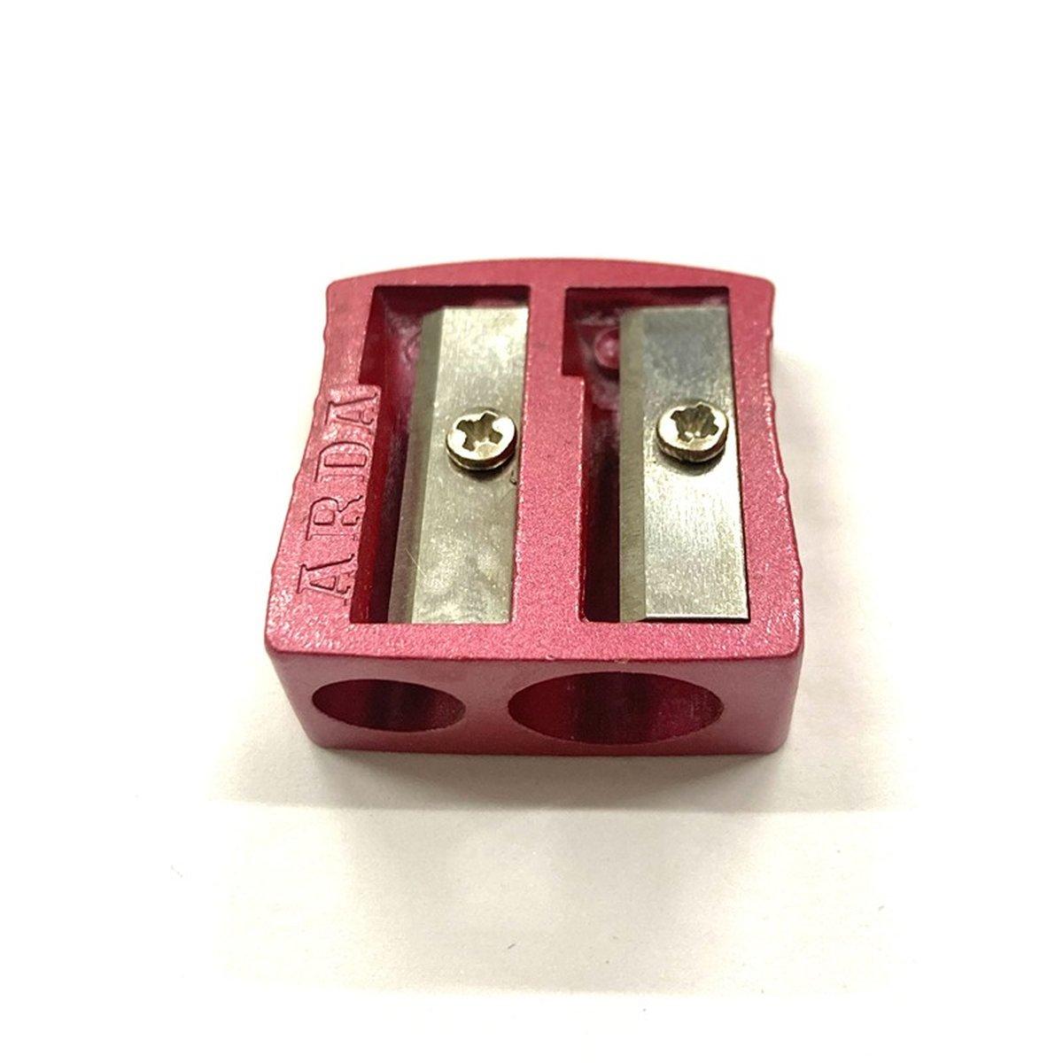 Arda - temperamatite in metalo colorato - 2 fori