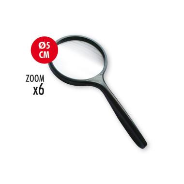 Arda - lente ingrandimento in vetro Ø 50 mm - zomm 6x