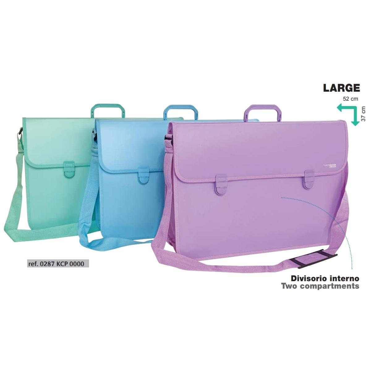 Arda - valigetta soffietto grande keep colour pastel - 52 x 37 cm