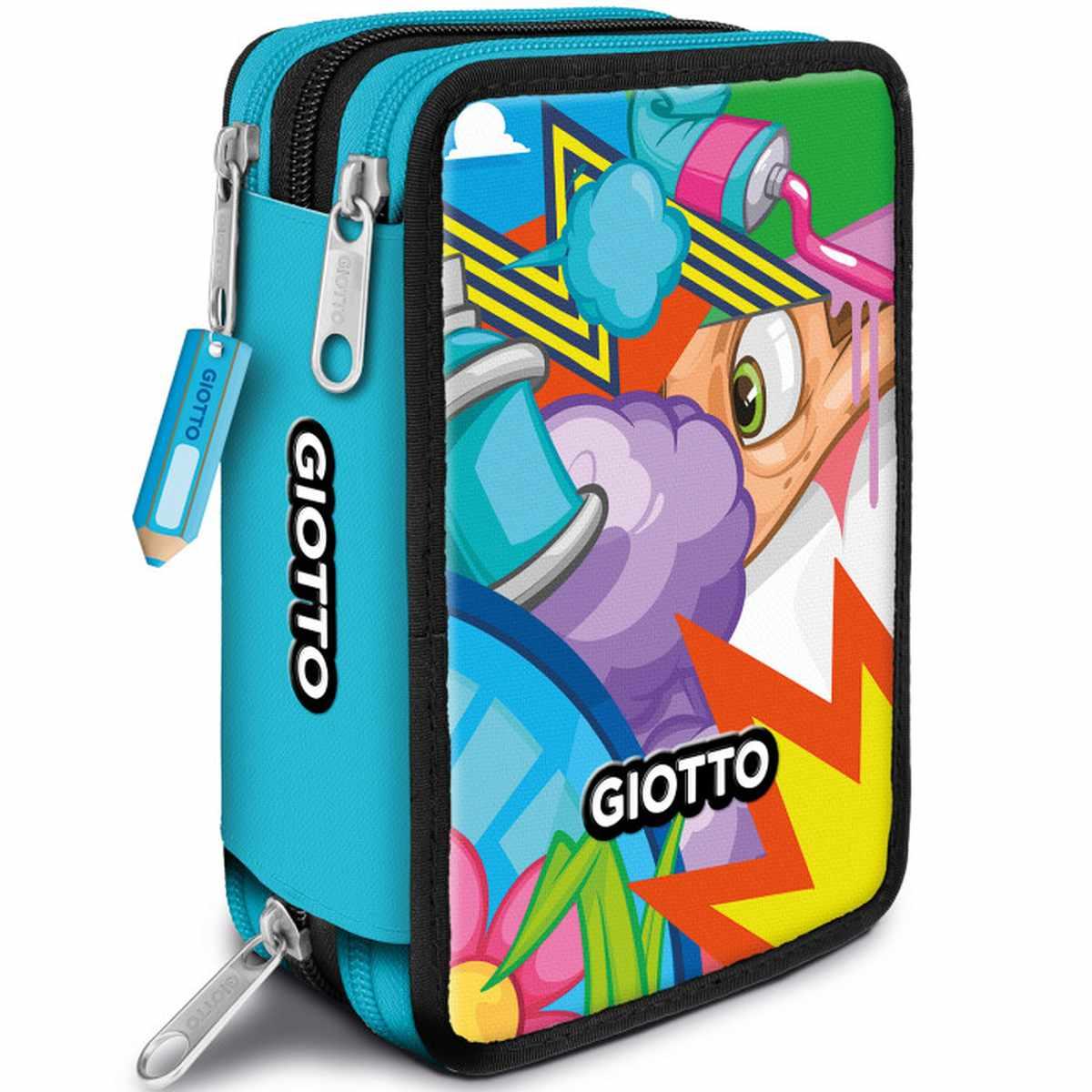 Giotto astuccio 3 zip con corredo premium young street