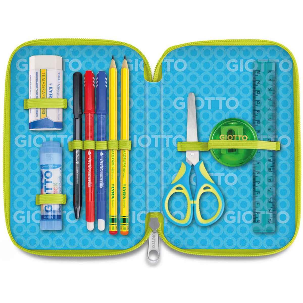 Giotto astuccio 3 zip con corredo premium young street