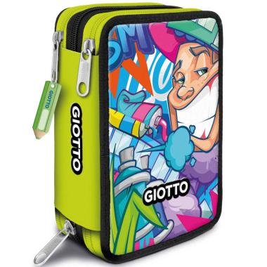 Giotto astuccio 3 zip con corredo premium young street