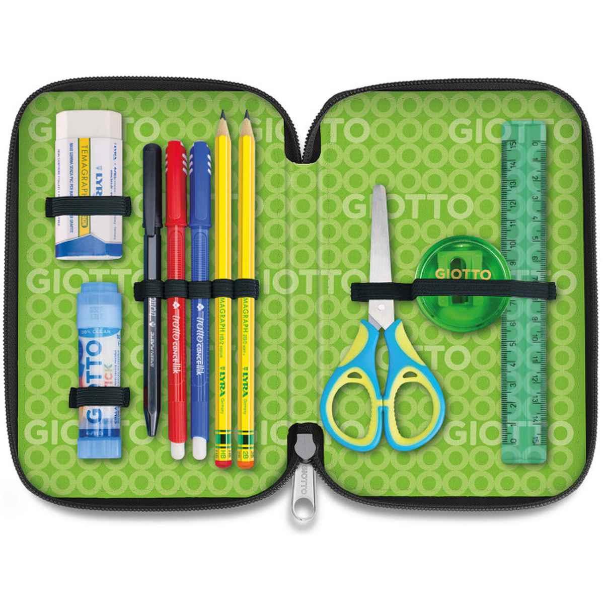Giotto astuccio 3 zip con corredo smart fila