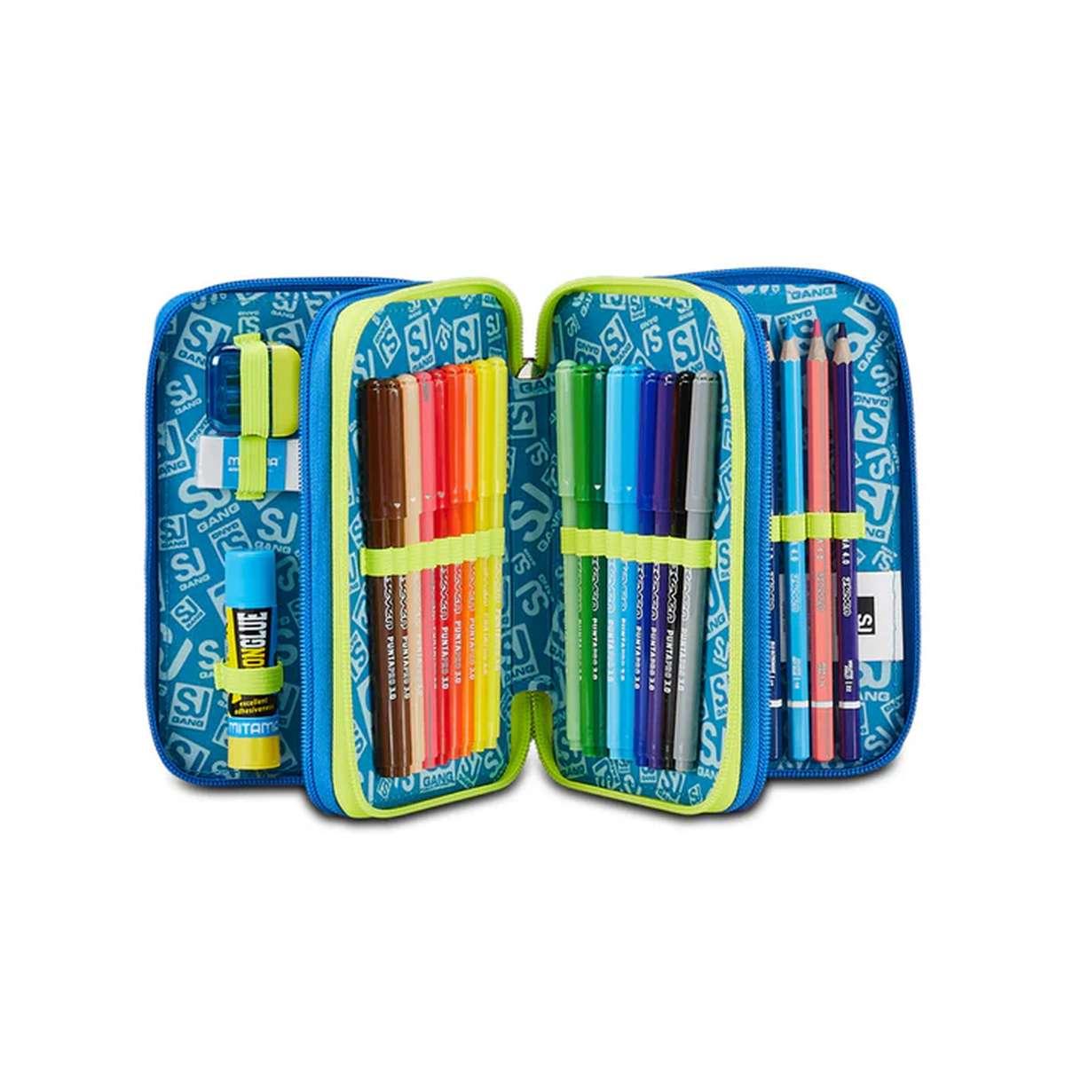 Sj gang - astuccio 3 zip boy