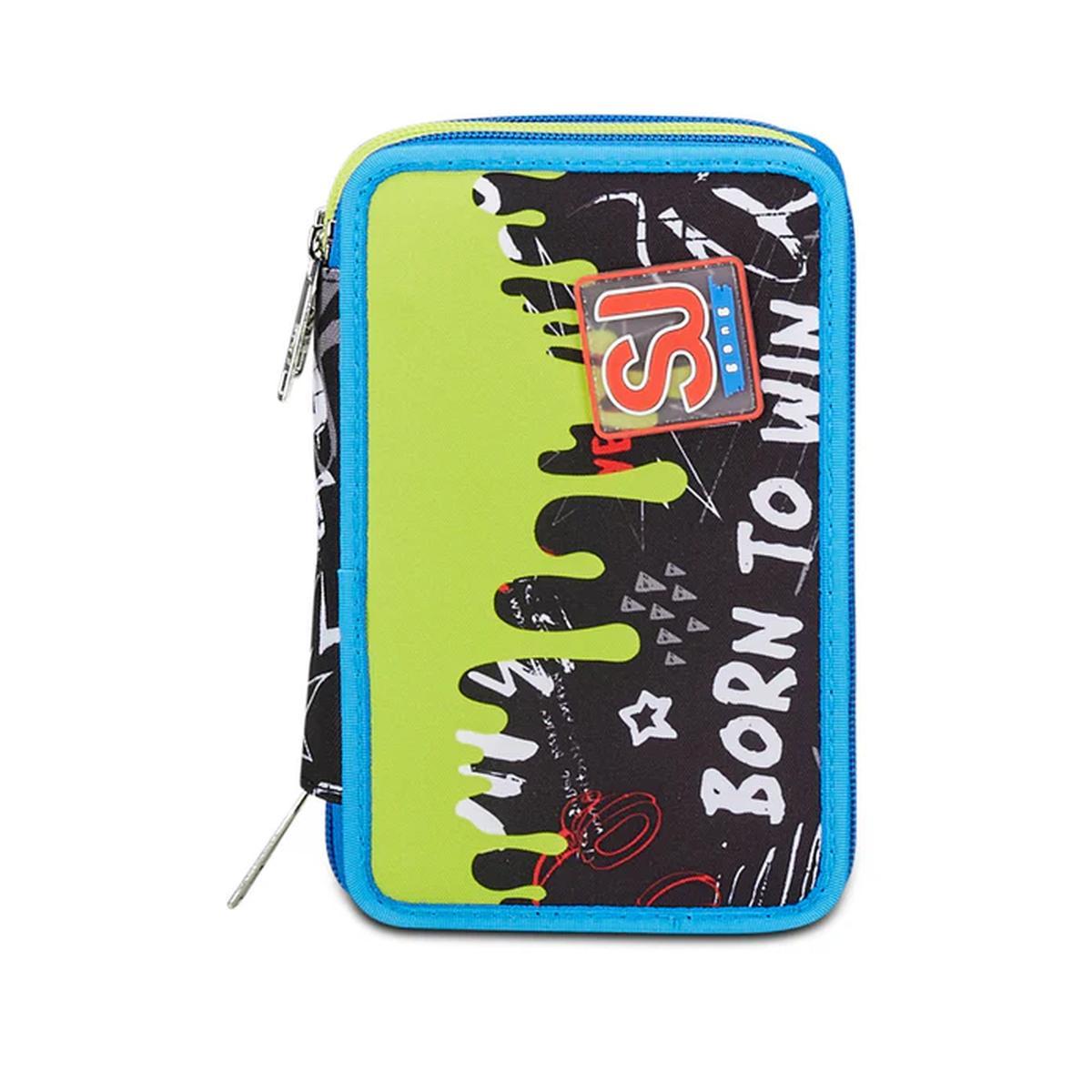 Sj gang - astuccio 3 zip boy