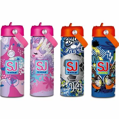Borraccia termica con cannuccia 500 ml sj gang boy/girl