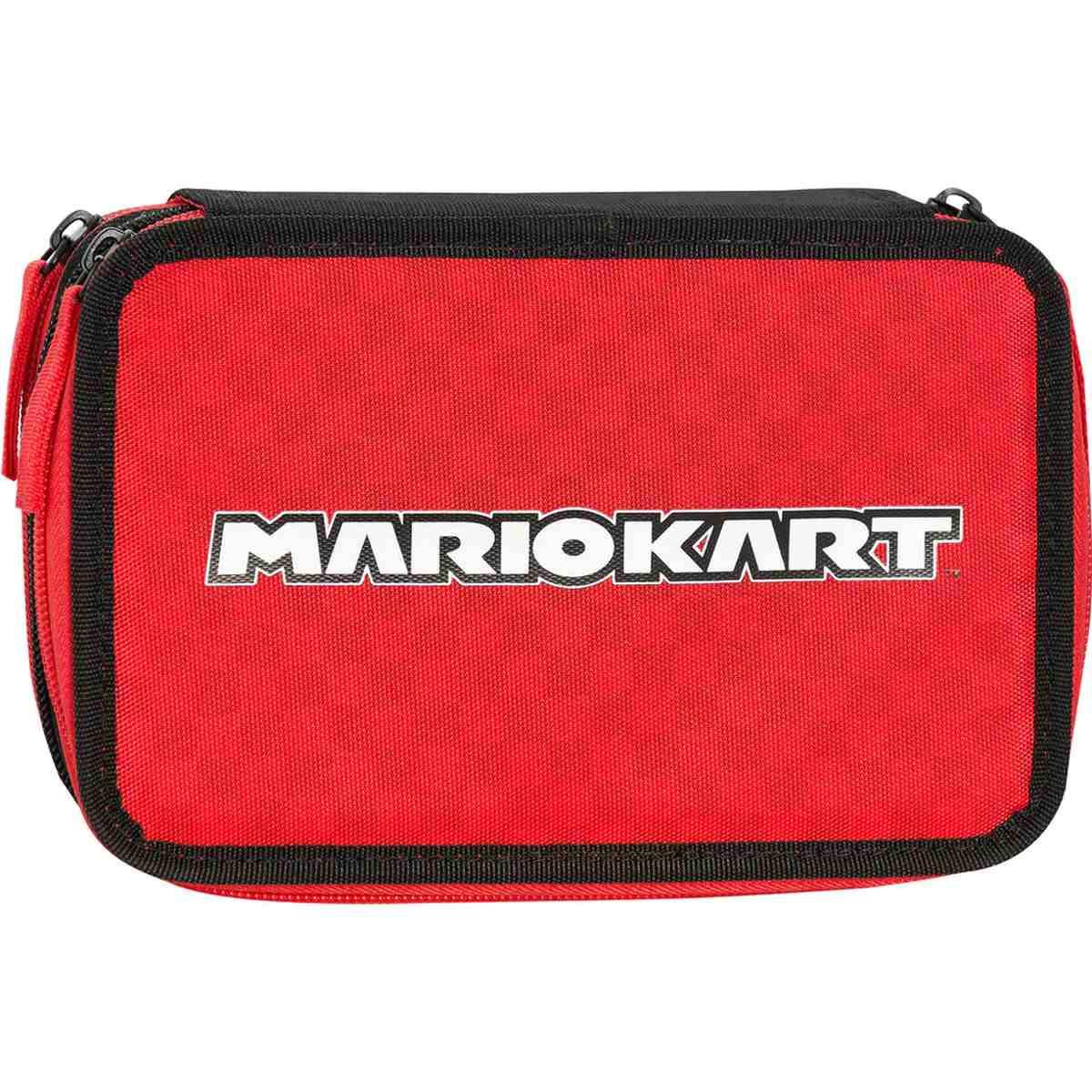 Astuccio 3 zip mario kart nero/rosso/giallo