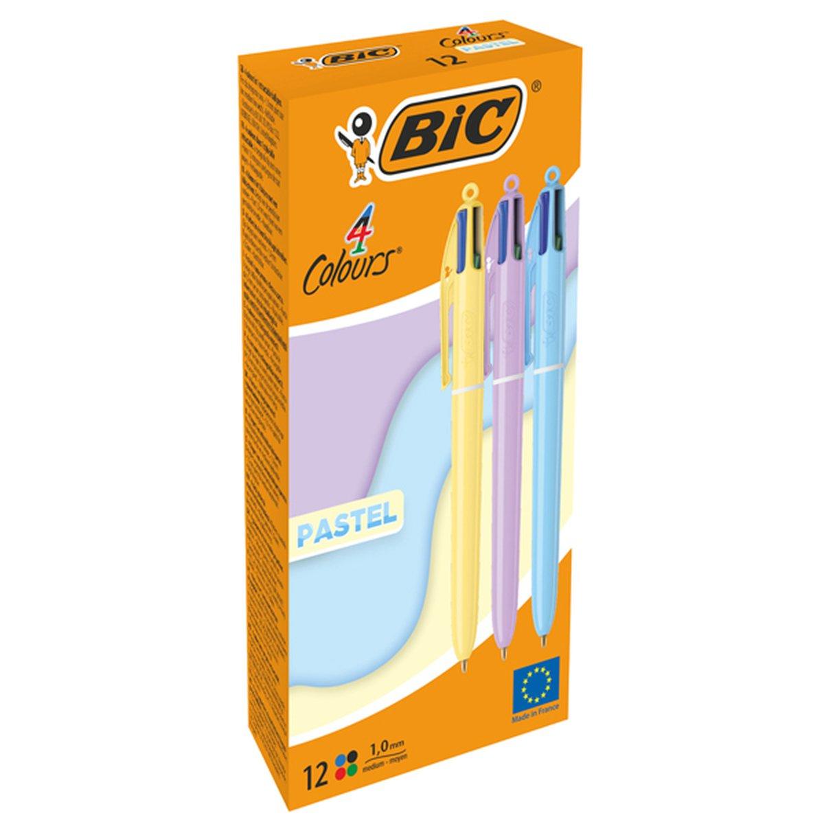 Bic - penna 4 colours pastel