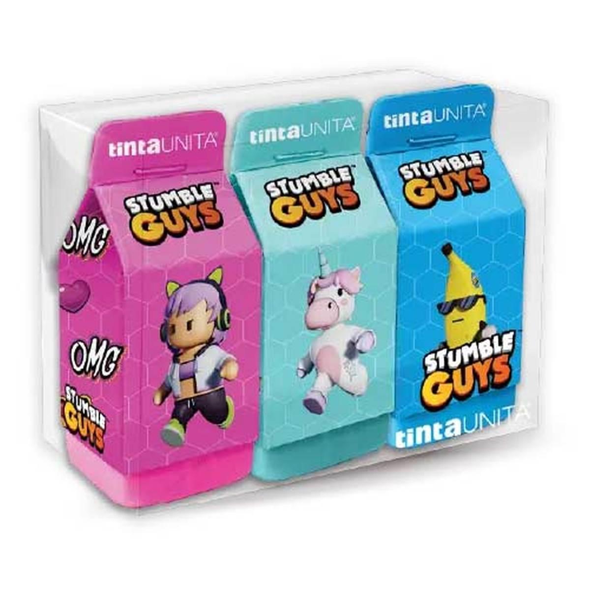 Stumble guys tintaunita set 3 gomme