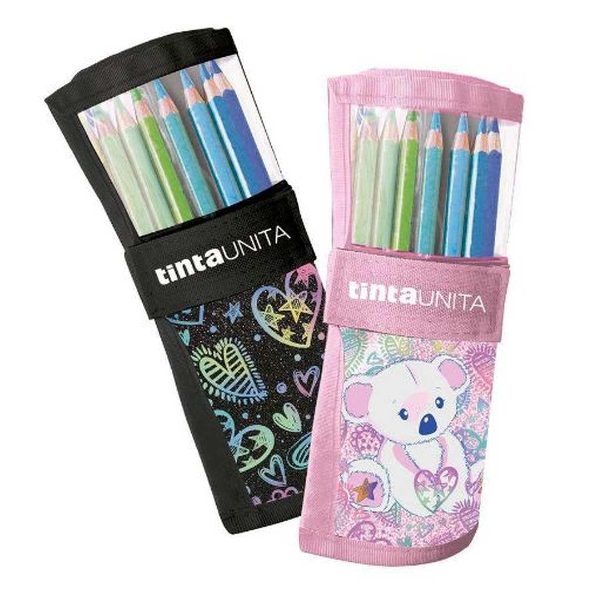 Rotolo 24 pastelli + 1 matita tintaunita young glamour