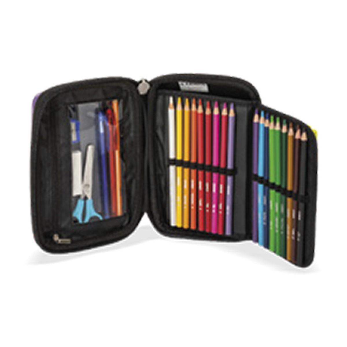 Comix astuccio rigido maxi 1 zip con corredo ultra bright