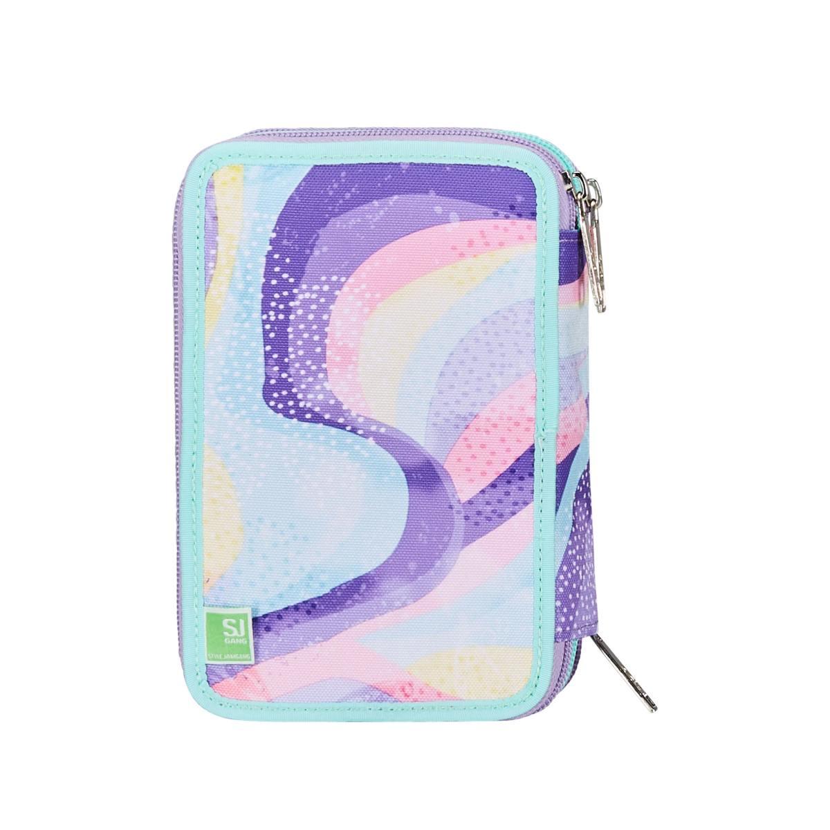 Sj gang  astuccio 3 zip rhythmicsoul beach green