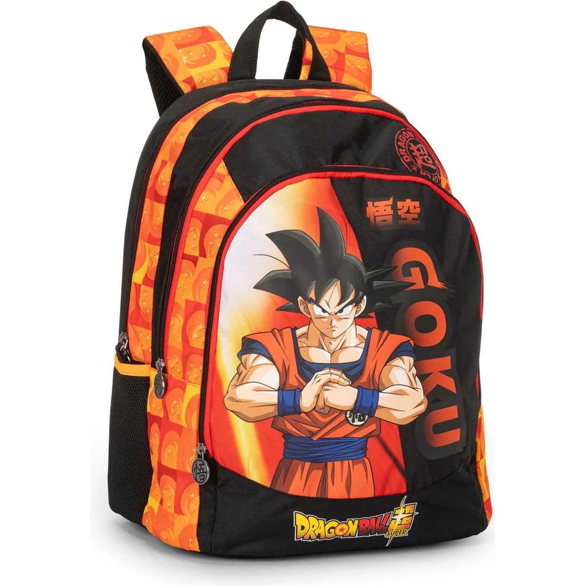 Zaino trolley sganciabile dragon ball nero/rosso/giallo