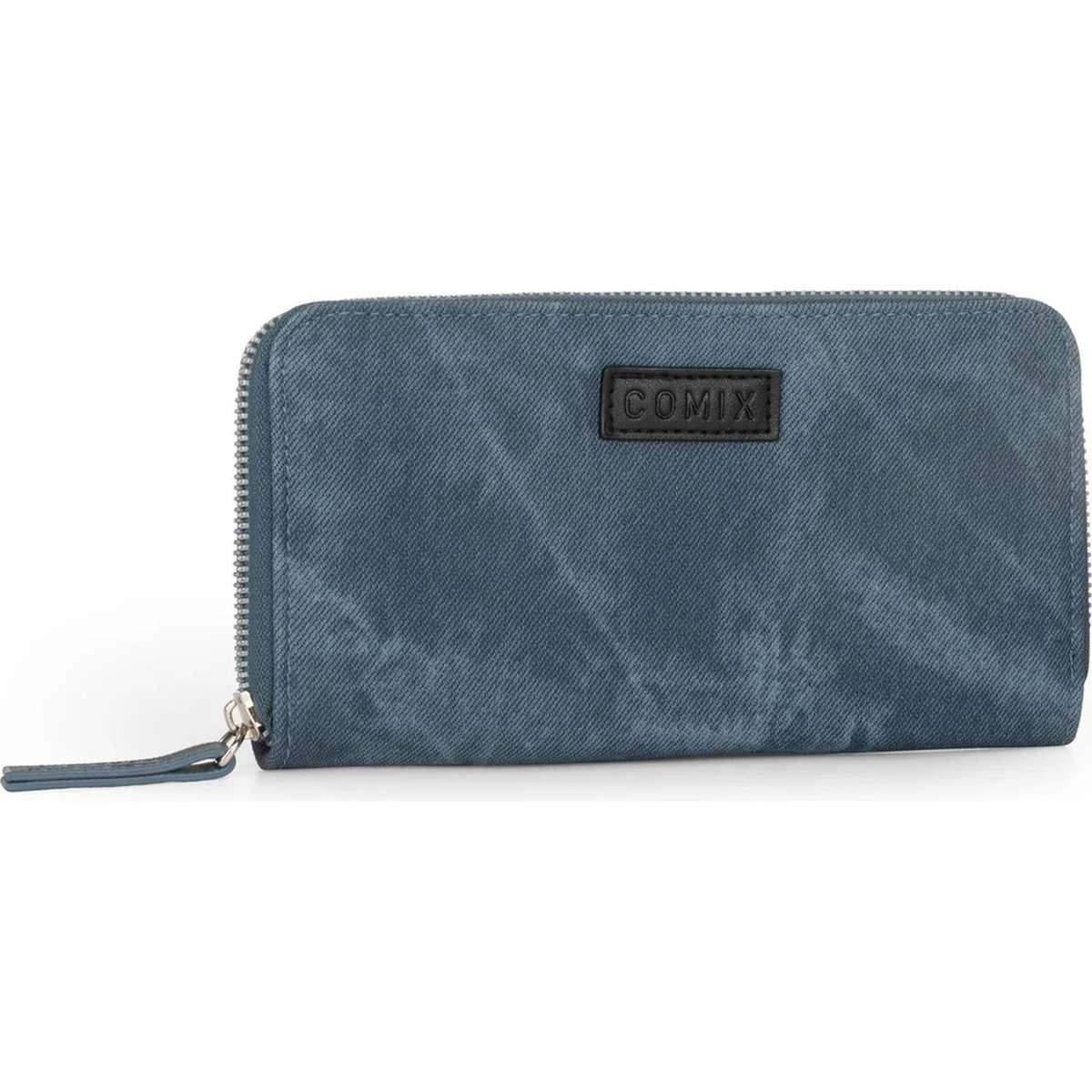 Portafoglio ziparound denim comix special