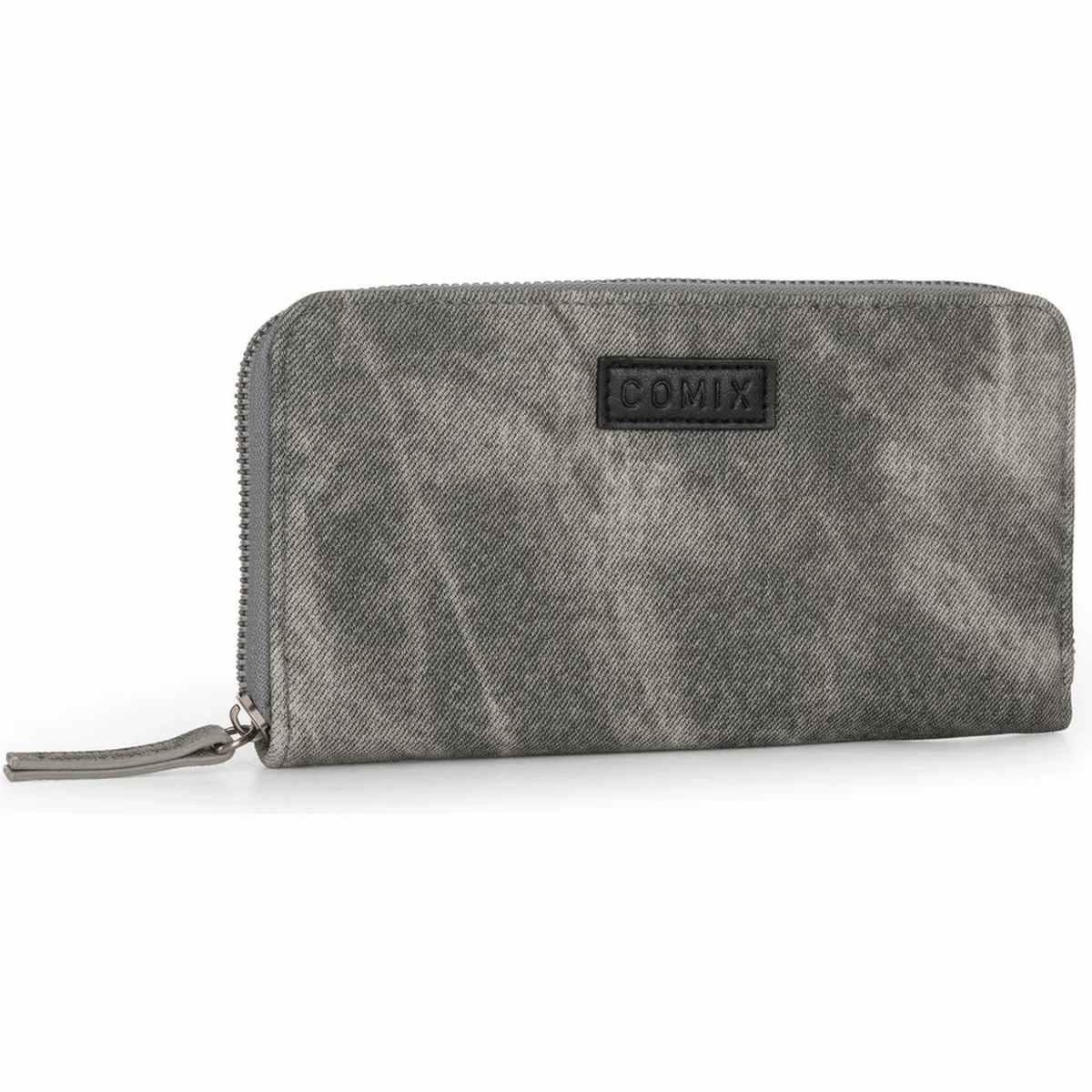 Portafoglio ziparound denim comix special