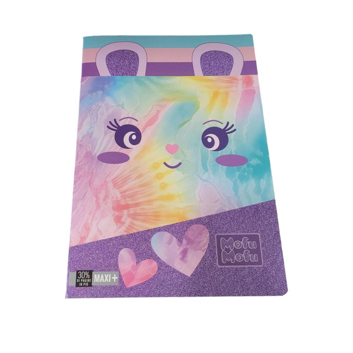 Maxi quaderno a4 +30% 100 gr mofumofu