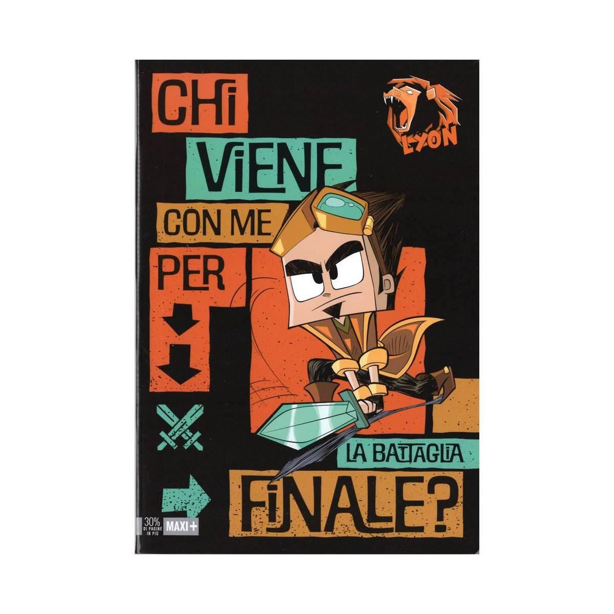 Maxi quaderno a4 +30% 100 gr lyon gamer