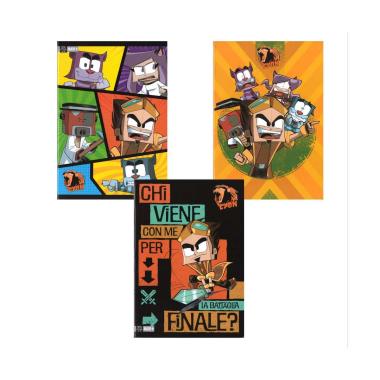 Maxi quaderno a4 +30% 100 gr lyon gamer