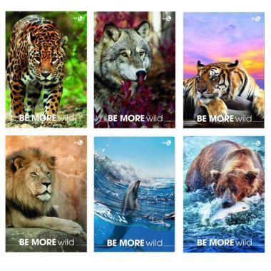 Bm - maxi quaderni a4 be more wild - 90gr - 18+1 fg