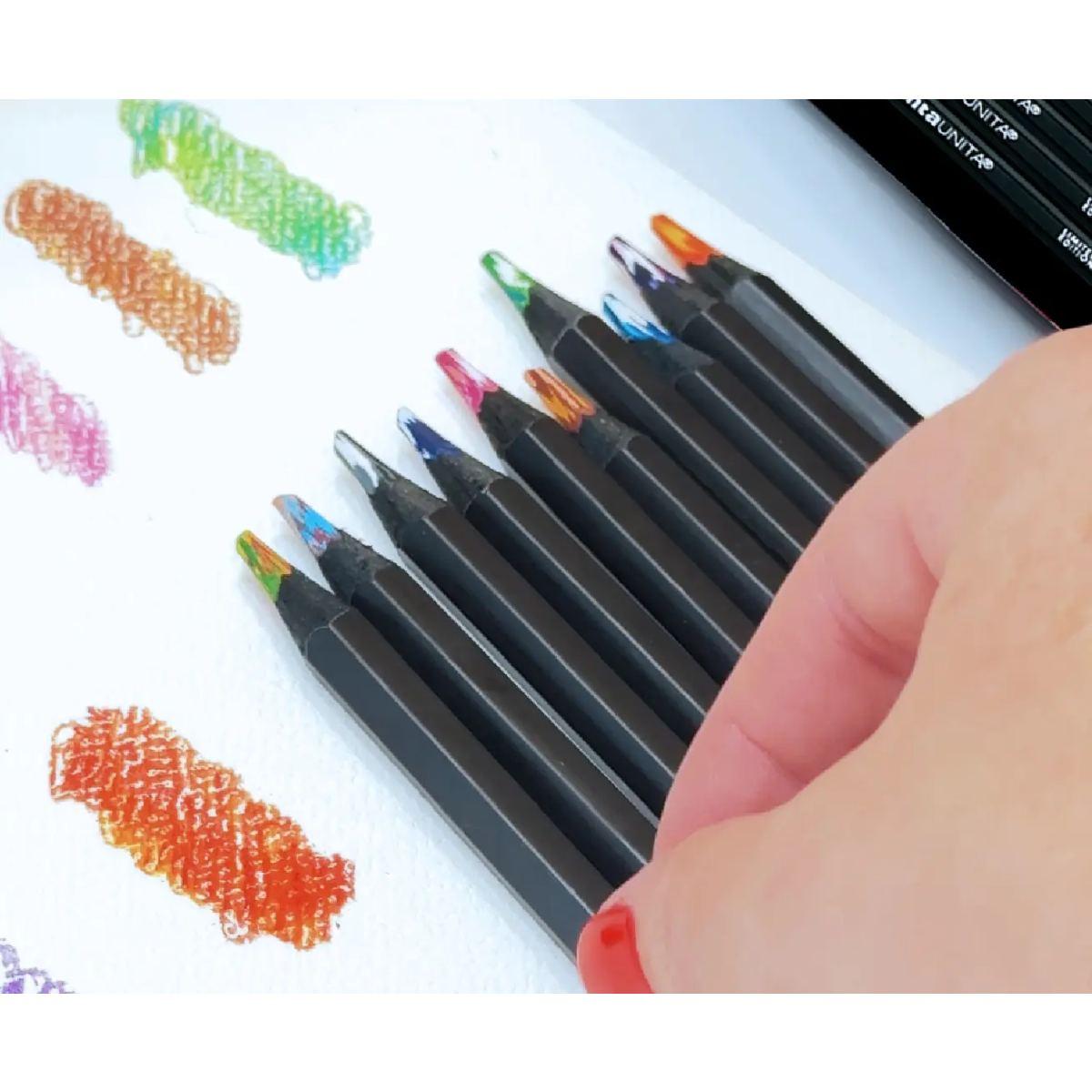 Color set gradient tintaunita - basetta pastelli multicolor 51 pezzi