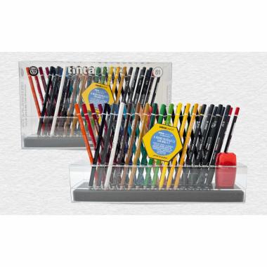 Color set gradient tintaunita - basetta pastelli multicolor 51 pezzi