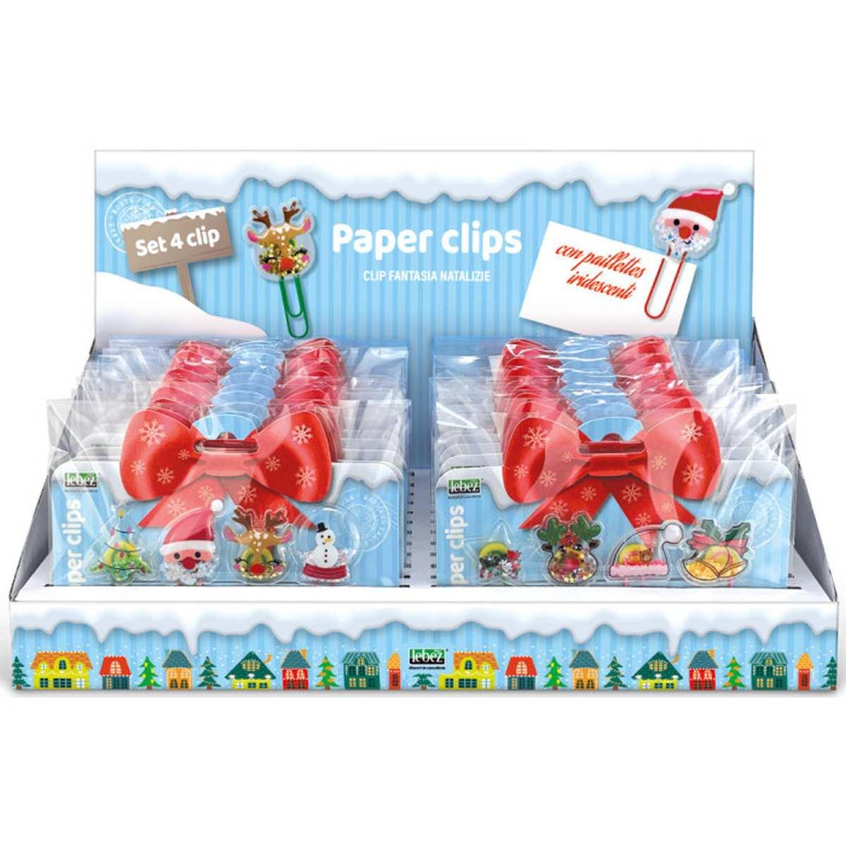 Clip natale set 4 soggetti