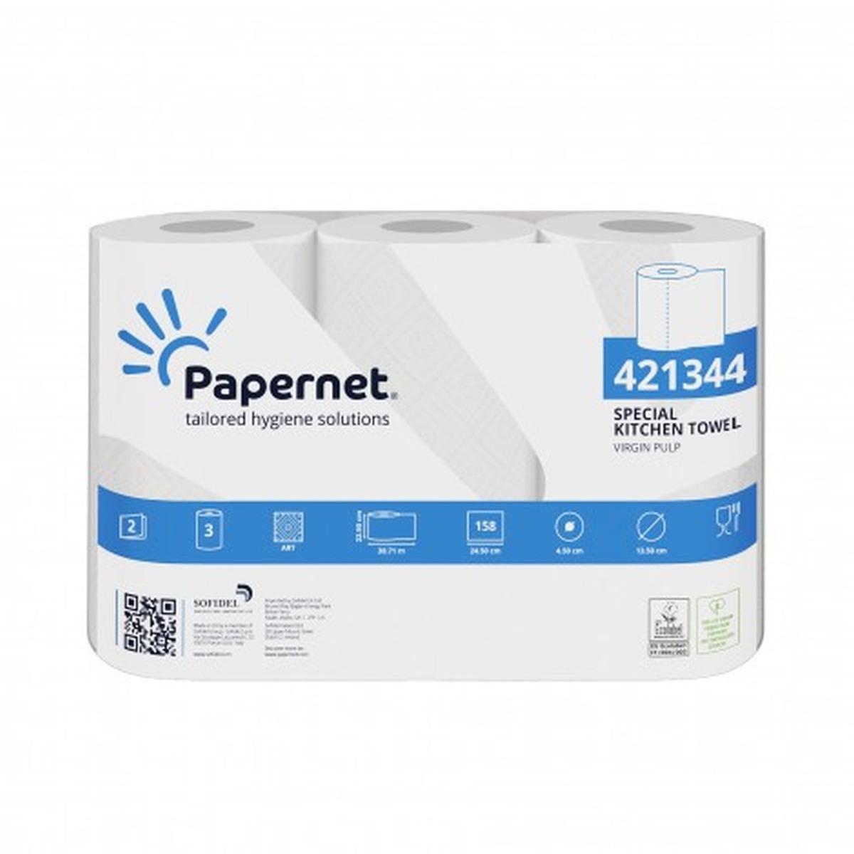 Rotolo carta asciugatutto 38,7 mt - 158 strappi - 2 veli