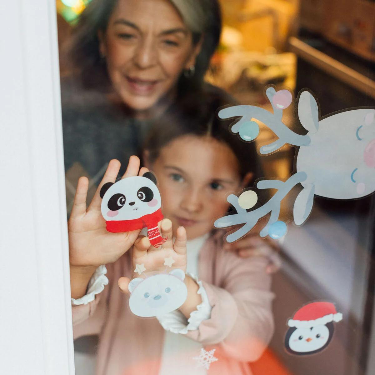 Legami set 70 adesivi elettrostatici per finestra - windo-wow