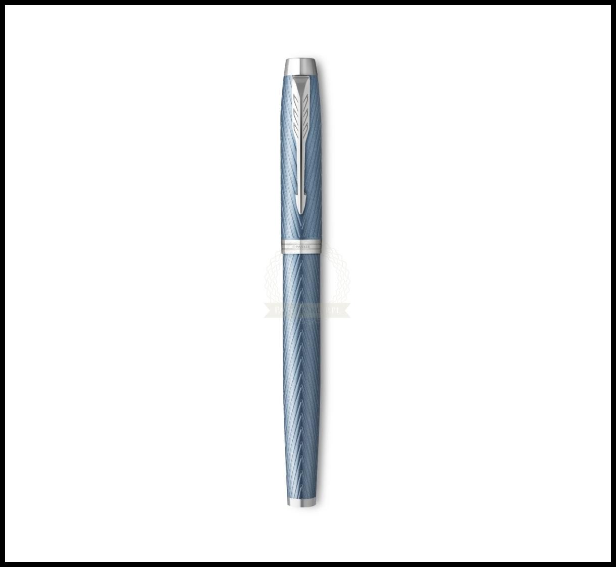 Penna rollerball parker im premium blue grey ct
