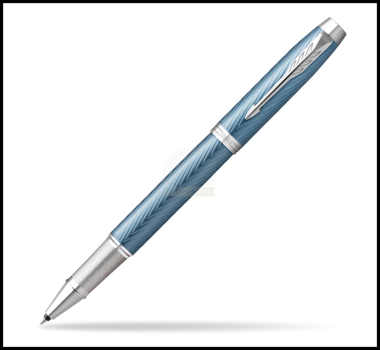 Penna rollerball parker im premium blue grey ct