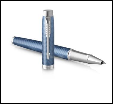 Penna rollerball parker im premium blue grey ct